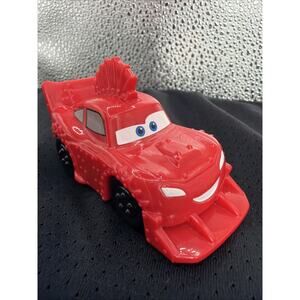 Mcdonalds Pull-n-Go Car #4 "Rumbler Lightning McQueen" Pixar "Cars on the Road"